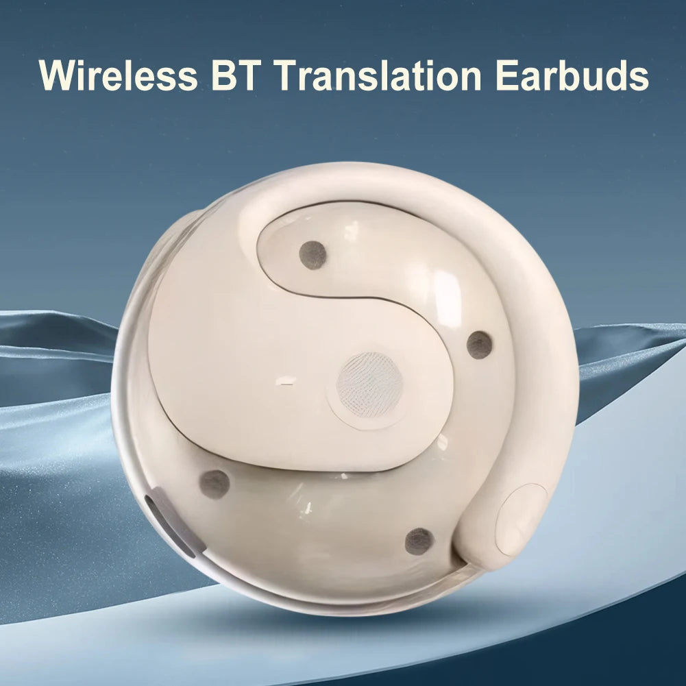 Wireless BT AI Translation Earbuds 144 Languages Smart Voice