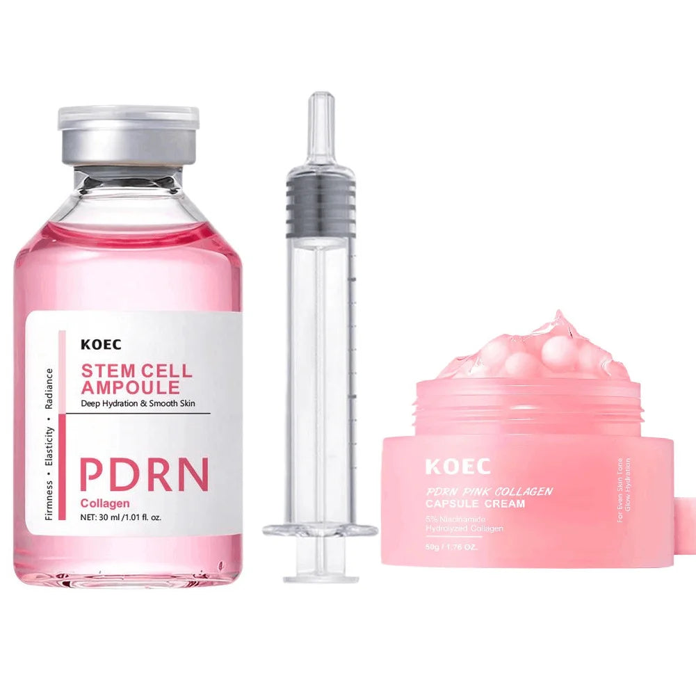 Deep-Sea Collagen Silk Peptide Ampoule Essence Skincare Set Facial Ampoule Essence Zpaxo SET A
