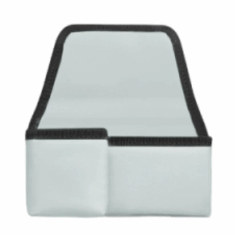 Universal Car Window Storage Box Leather 2 Pockets Car Armrest Cup Holder Wear-Resistant Space Saving Zpaxo Leather Grey