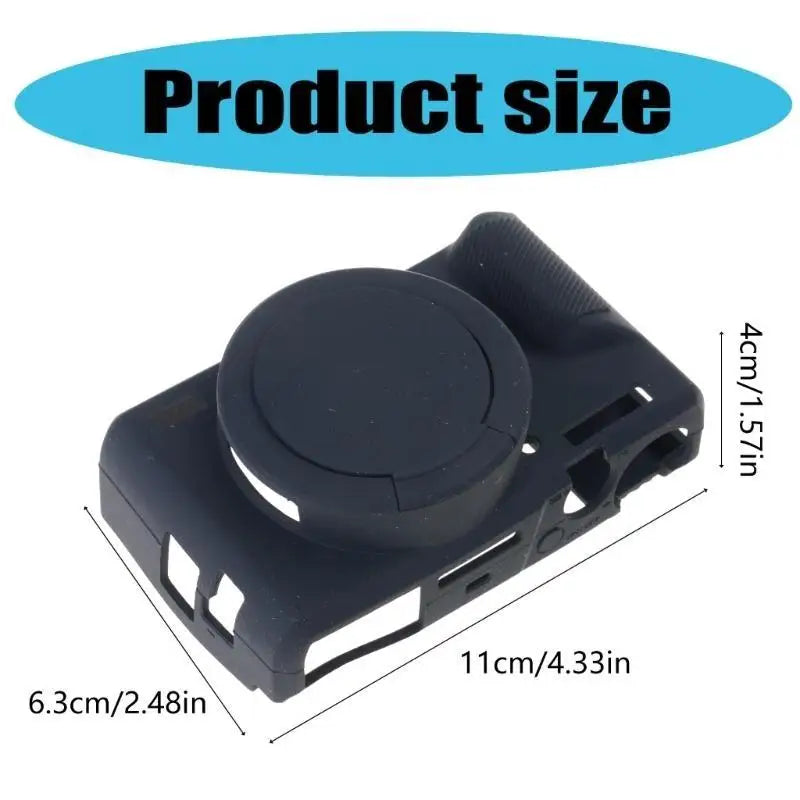 652F Silicone Protective Cases Body Cover Soft Camera Bag for G7X Mark 3 G7X III G7X3 Zpaxo