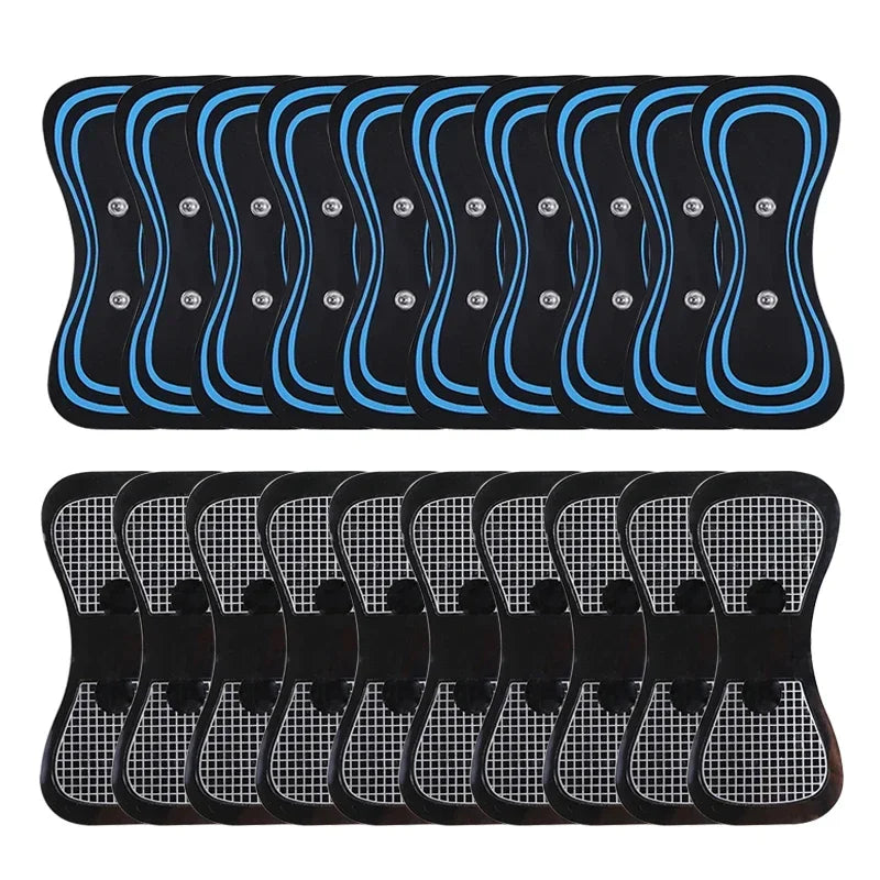 Neck Massager Gel Pads Trainer Hip Exerciser Replacement Slimming Tens Body Massager Patch Muscle Stimulator Sticker Gels Zpaxo