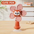 Baby Suction Cup Windmill Toy Manual Rotating Wind- Spinner Bear
