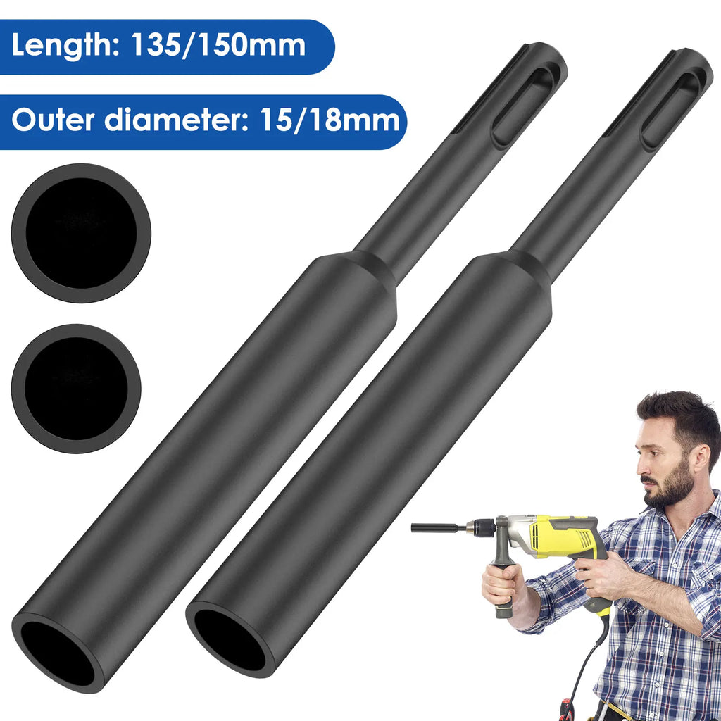 Ground Rod Driver SDS Plus Bit with Rotary Hammer Drill Bits Tool Accessories for 5/8 3/4 Inch Hardened Earth Driving Rod Work Zpaxo