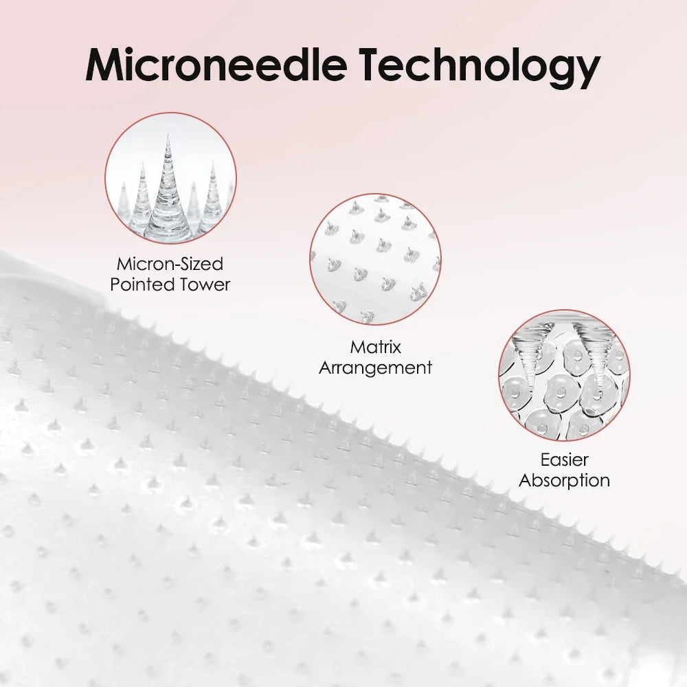 Dissolving Microneedle Eye Patch 0.25mm for Deep Hydration Lock Soothing Redness Eye Care Long Lasting Moisturization Dry Skin Zpaxo