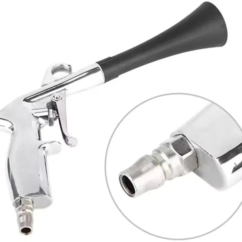 Car Cleaning Gun Pressure Air Blow W 2 Nozzles Detailing Dry Washing