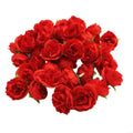Pack Of 200 Small Rose Head Artificial Roses Flower Head for Wedding Party Floral Arrangements and Table Centerpieces Zpaxo Red CN