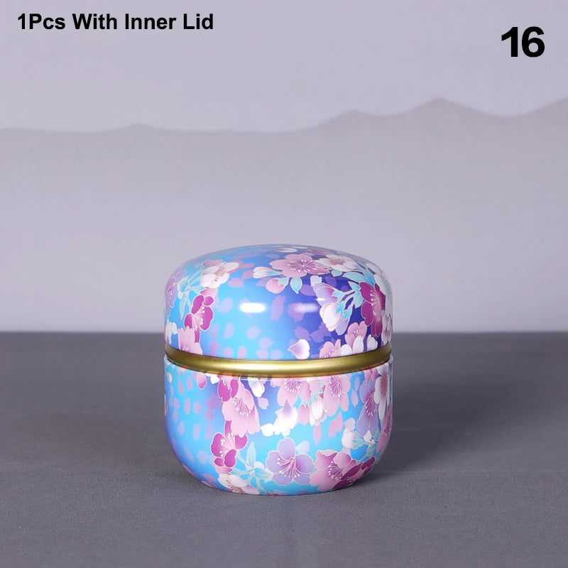 CMSmall Portable Storage Boxes Tea Caddy Box Containers Candle Cans Zpaxo 16