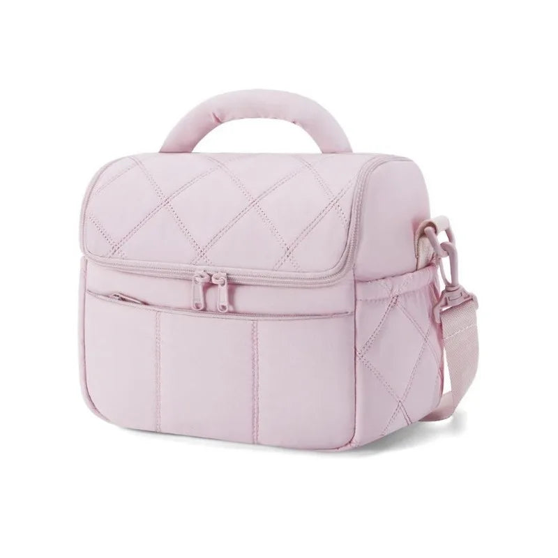 Hot Soft Lunch Bag, Tasi Long Thread Sewn, Waterproof, Ice Bag, Multi-functional Handheld Cross-body Insulated Bag Zpaxo