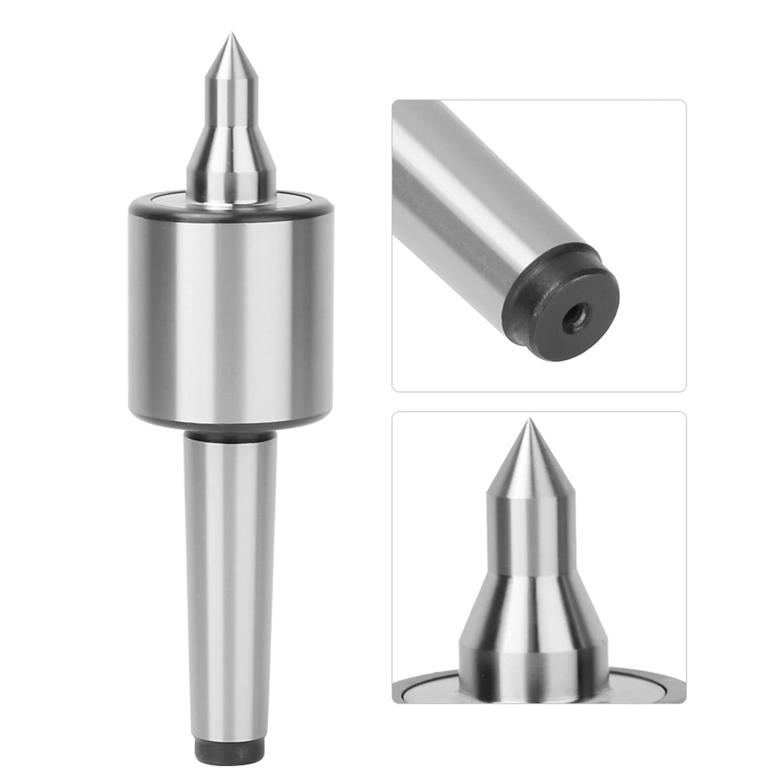 Live Lathe Center Turning Revolving MT2 Accuracy Triple Bearing Metal