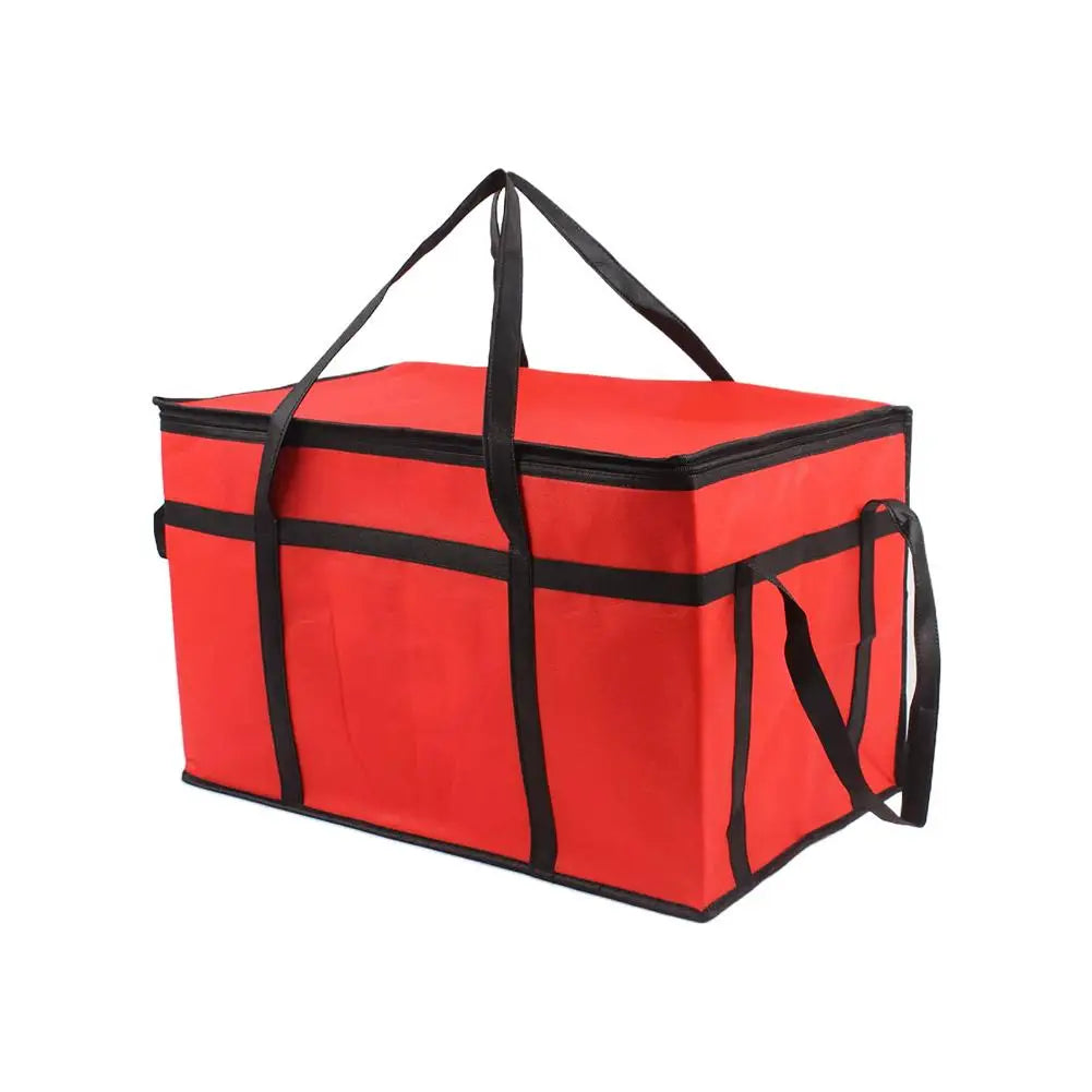 Large Insulated Tote Bag – Thermal Food & Grocery Cooler Insulated Cooler Tote Zpaxo Red X