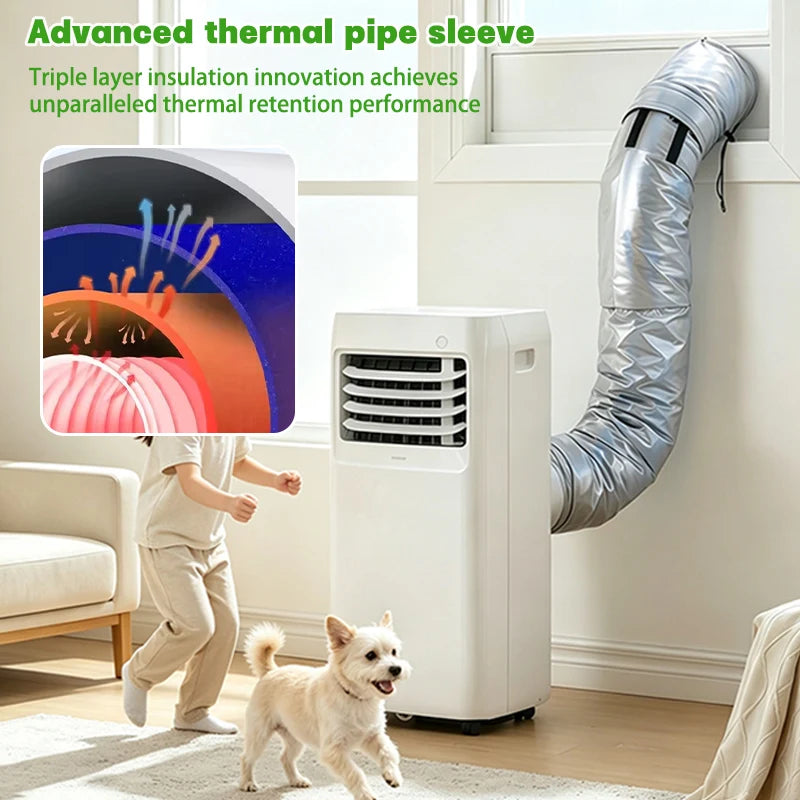 Portable Air Conditioning Hose Cover Universal Insulation Dustproof