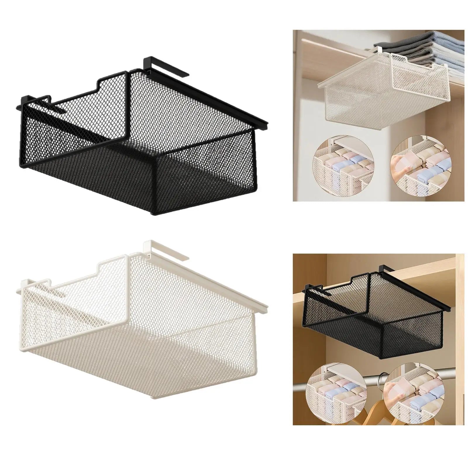 Underwear Organizer Clothing Easy Install Iron Cabinet Closet Storage Box for Cabinets Kitchen Laundry Room Cupboard Household Zpaxo