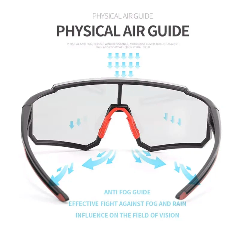 Polarized Cycling Glasses 2022 Outdoor Sports Bike Eyewear Men Women Mountain Road MTB Bicycle UV400 Sunglasses Riding Goggles Zpaxo