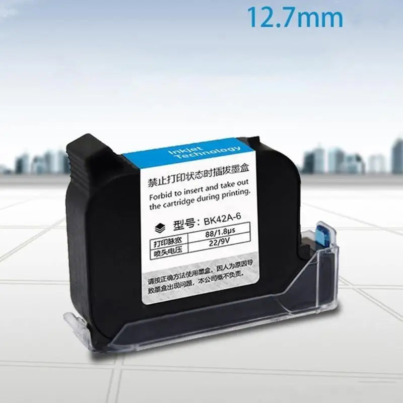 652F 12.7mm Inkjet Cartridge BK42A-6 42ml Black Cartridge with Quick Drying 600DPI for No Encrypted Inkjet Printers Zpaxo