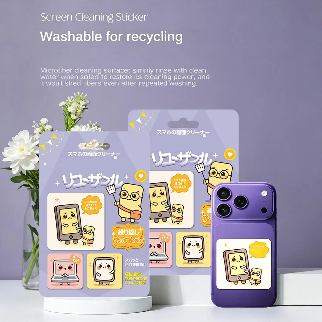 LCD Screen Cleaner Sticker Electrostatic Dust Removal Film Laptop