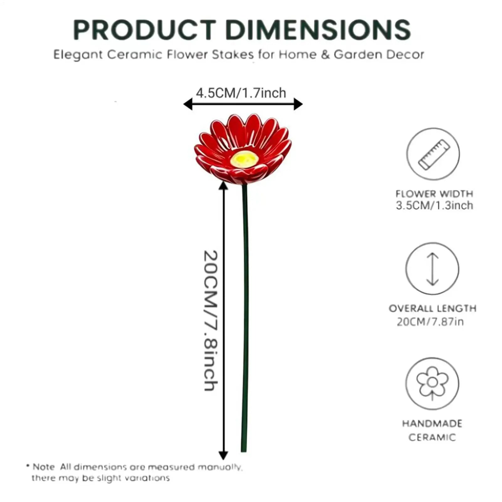 Ceramic Bee Watering Station for Garden 6 Pieces Ceramic Flower Shaped Bird Bath Bee Drinking Station for Bird Butterfly Zpaxo