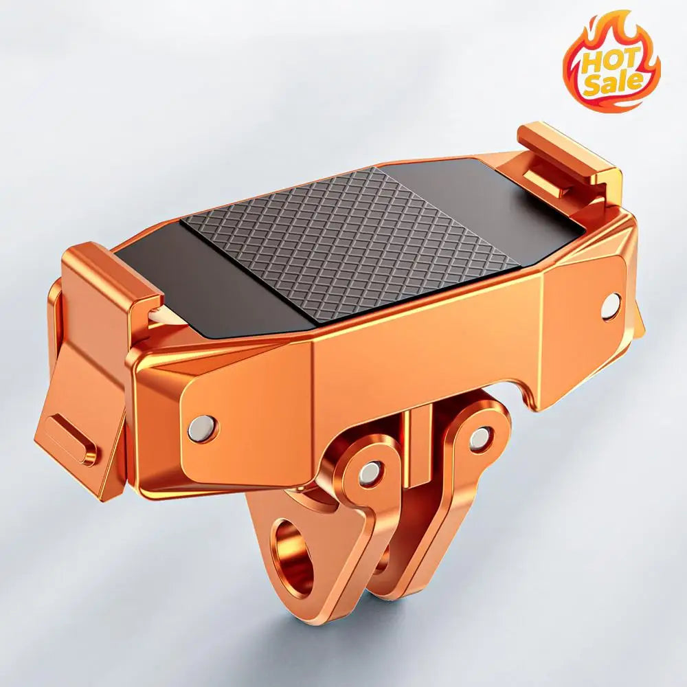 For DJI Osmo Action Camera Magnetic Mount Plate Cameras Mounting Plate Base Aluminum Alloy Tripod Adapter Vlogging Accessories Zpaxo