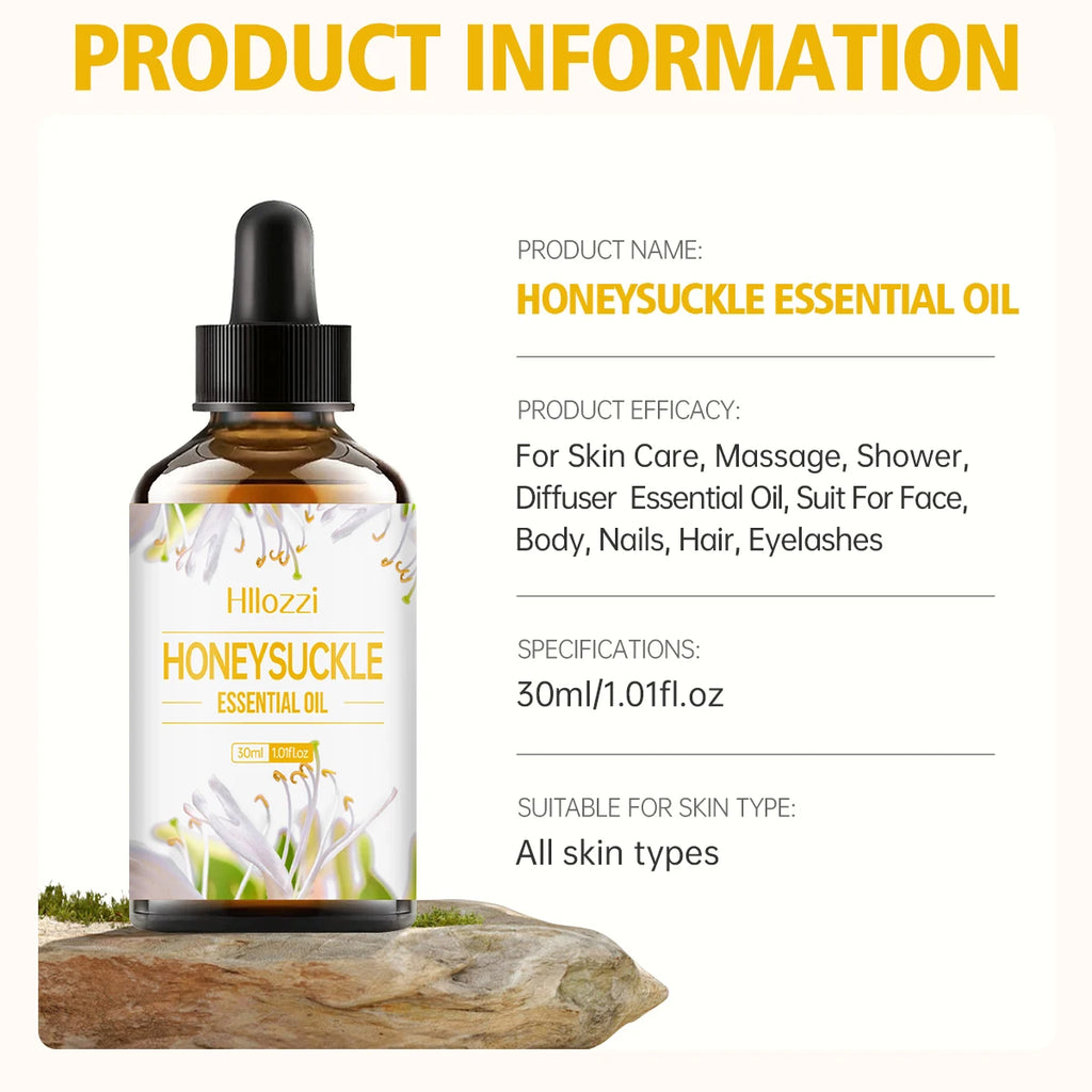 30ml honeysuckle essential oil Honeysuckle essential oil hydrating and moisturizing multifunctional essential oil aromatherapy Zpaxo