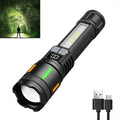 POCKETMAN 3800 Lumen Zoomable LED Flashlight – Type-C USB Rechargeable