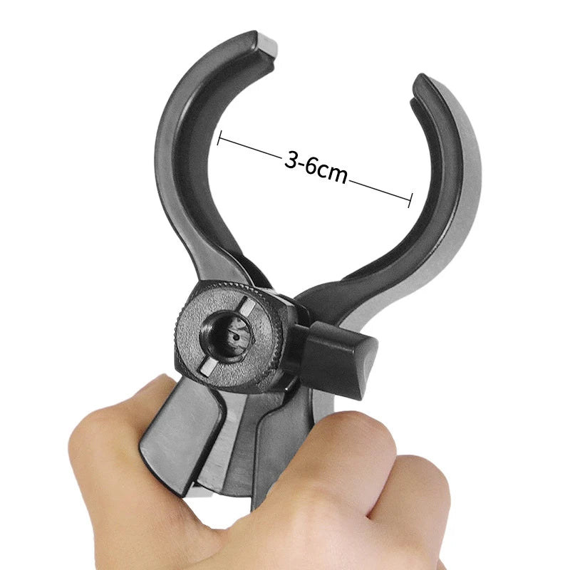 Universal Large Microphone Handhold Clip Clamp Holder 3 8 Adapter 3