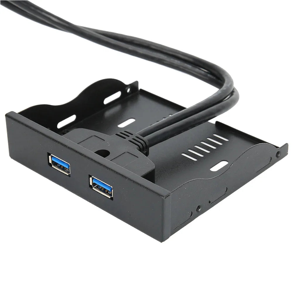 Floppy Front Panel Expansion USB3 0 3 5'' Bay 19 Pin 2 Interface HUB