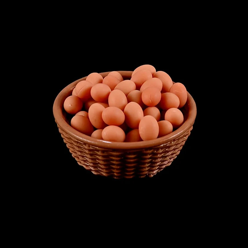 1:12 Miniature Egg Carton – Dollhouse Kitchen Prop & Décor