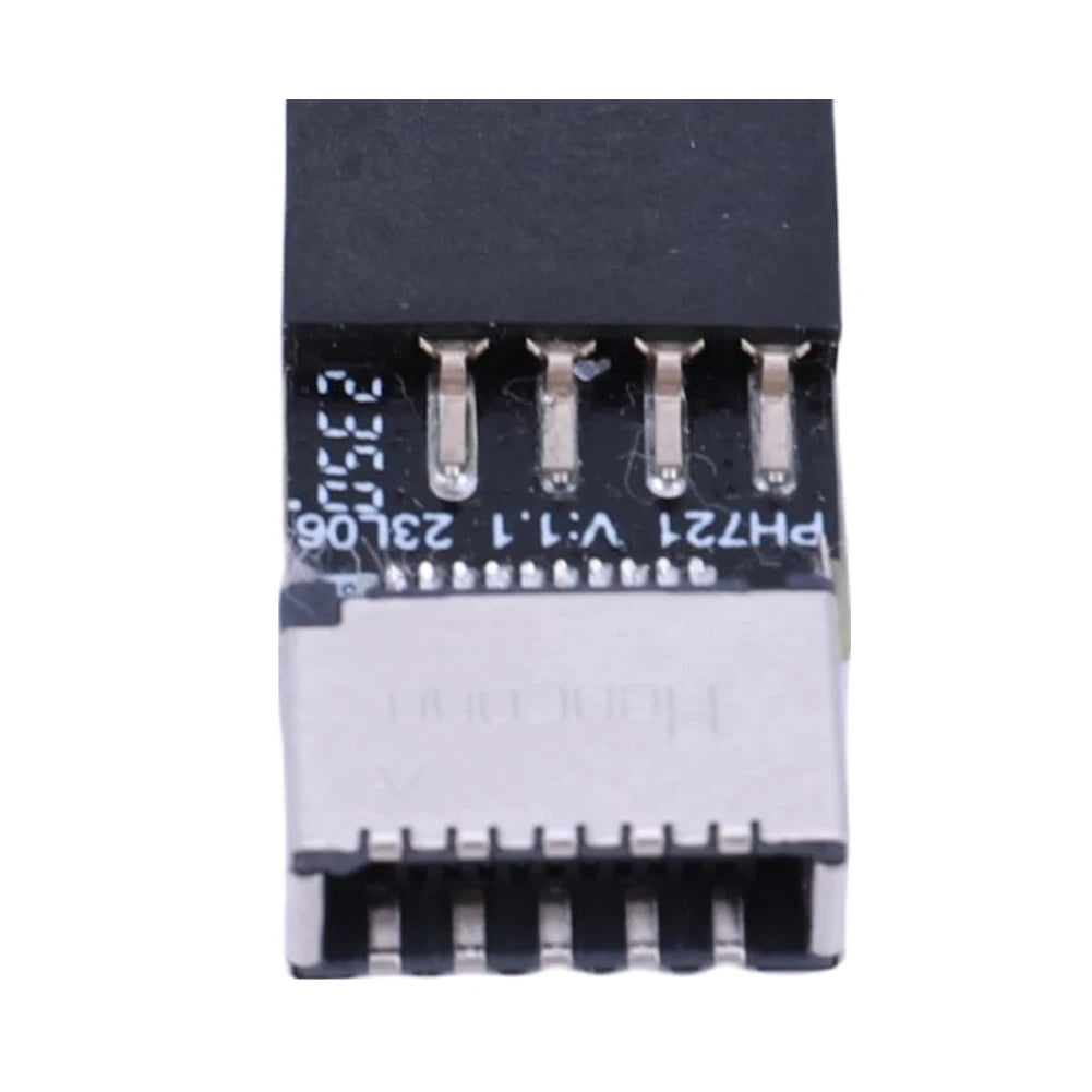 Motherboard USB2 0 9Pin TYPE-E Female Adapter Plug Play TYPE-C Socket