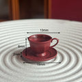 ▶Miniature Afternoon Tea Scene Decoration Doll Accessories Toys Dollhouse French Mini Coffee Cup And Saucer Kit Zpaxo A1