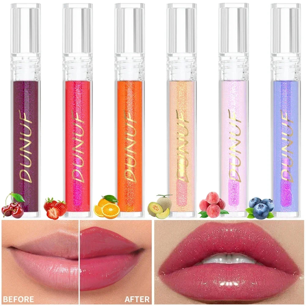 Fruit Color-changing Lip Gloss Long Lasting Nouritious Shine