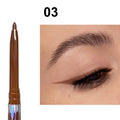 Waterproof Black Brown Eyeliner Gel Pencil Ultra-fine Matte Smooth Quick Dry Non-Smudge Easy Wear Eyeliner Pen Makeup for Eyes Zpaxo 03