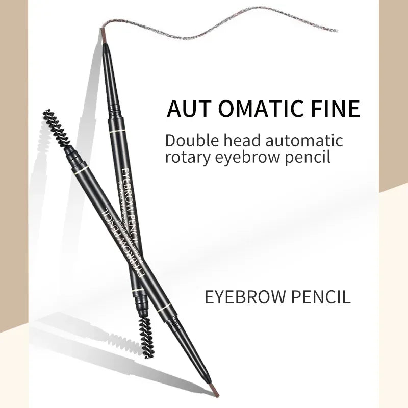 Fine Eyebrow Pencil Double Head Automatic Rotation One Line