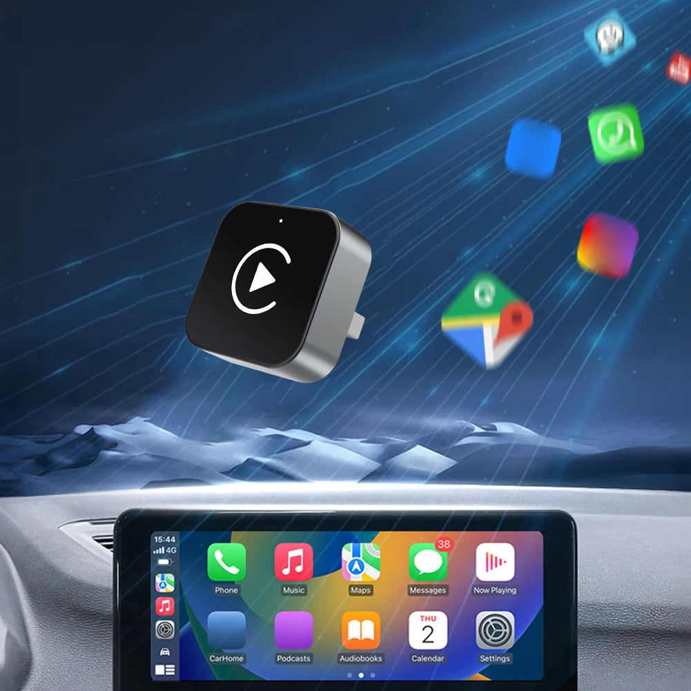1 Wireless Carplay Android Auto Adapter Smart Box Convert Wired USB