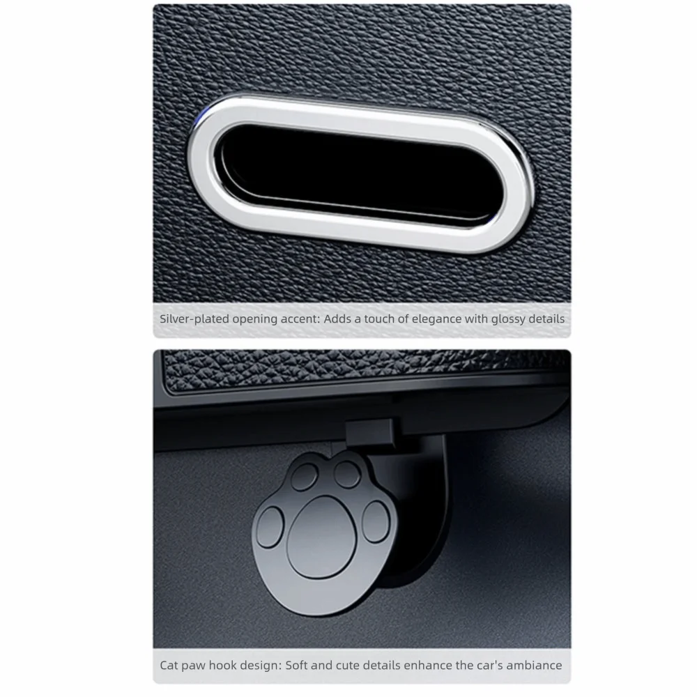 Cup Holder Car Backseat Organizer Tissue Box Hanging Hook Automotive Zpaxo