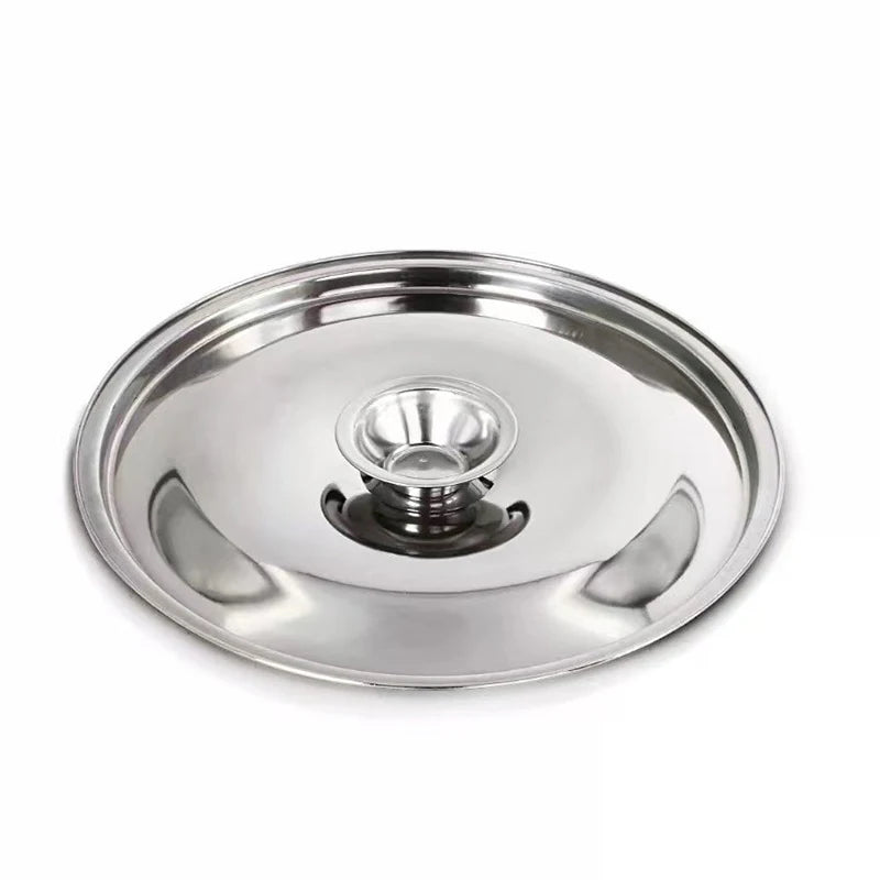 Durable 10- Stainless Steel Pot Lid Thick Replacement Cover Saucepans Zpaxo