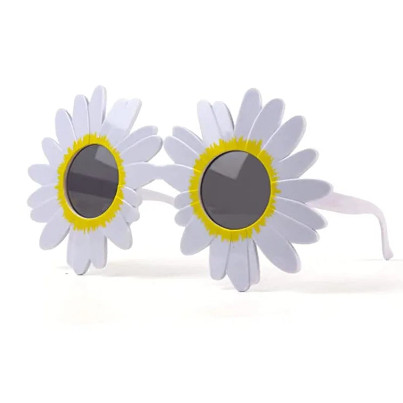 Hawaiian Plastic Glasses Flamingo Pineapple Sunglasses Summer Beach Zpaxo style16