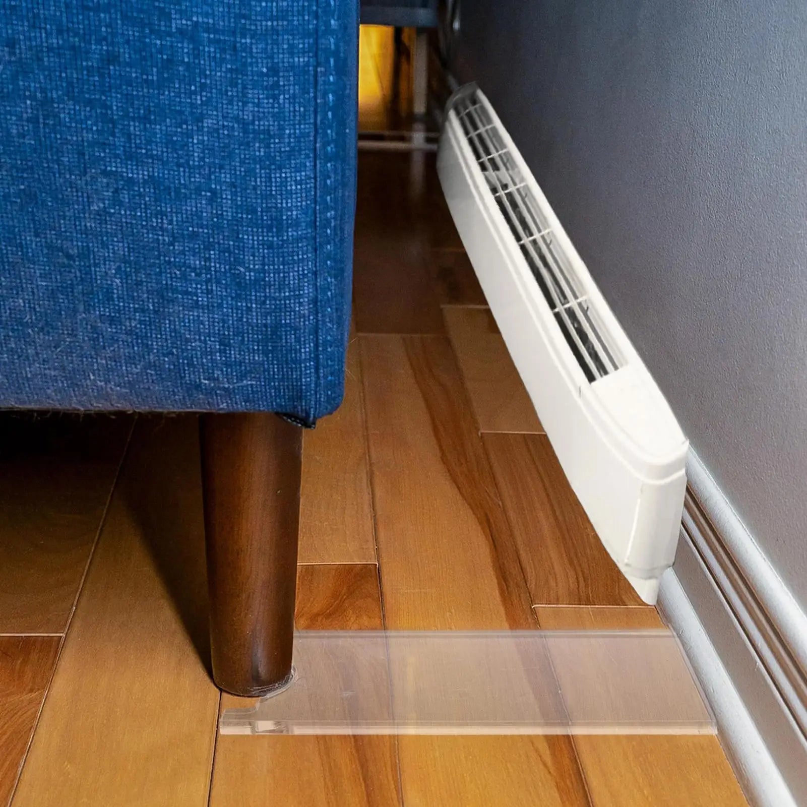 Bed Stoppers 2-Piece Clear Wall Bumpers Non-slip Furniture Protector