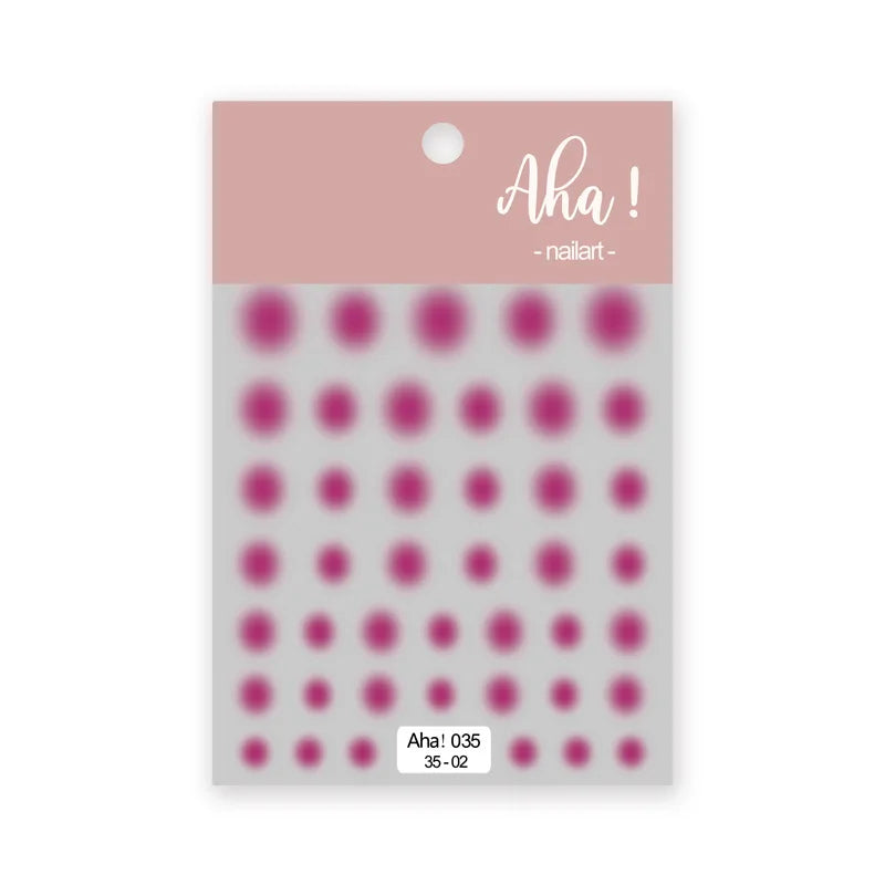 Colorful Transparent Gradient Nail Stickers Different Size Combinations Self-adhesive High Quality Nail Stickers Nail Art Deco Zpaxo 035-02