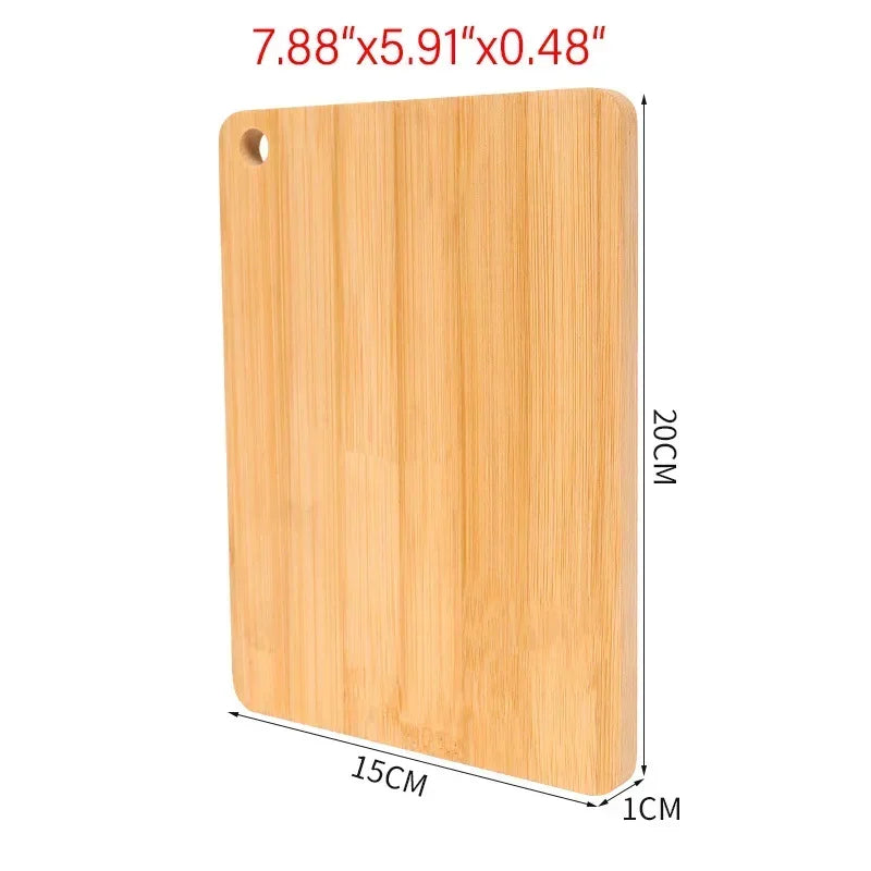 Wooden Cutting Board Kitchen Cutting Board for Meat Totally Bamboo Food Cutting Table Thickened Fruit Vegetable Chopping Panel Y Zpaxo S 20CMx15CMx1.2CM