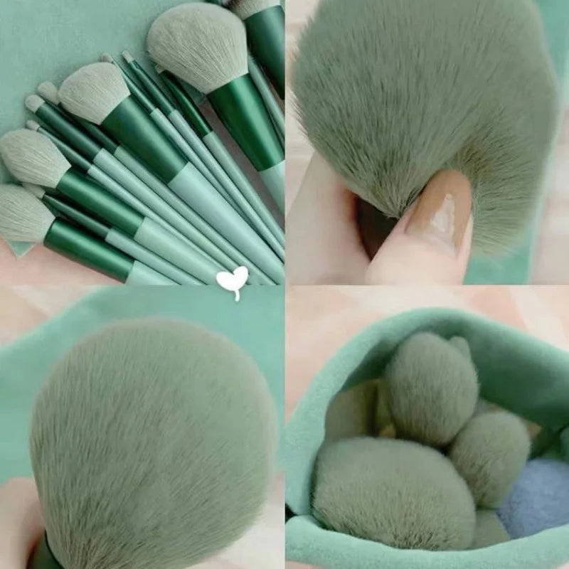 Lot Makeup Brushes Eye Shadow Foundation Women Cosmetic Powder Blush