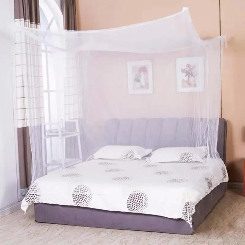 Camping Net White Mesh Portable Square Foldable Mosquito Control Mosquito Net Lightweight Outdoor Camping Tent Sleeping Summer Zpaxo