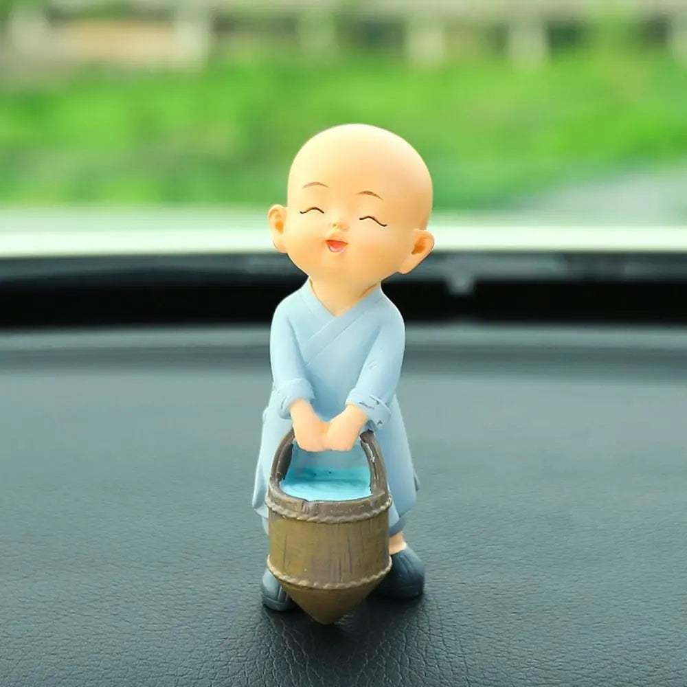 Resin Monks Action Figure Monk Decoration Band Figurines Car Zpaxo