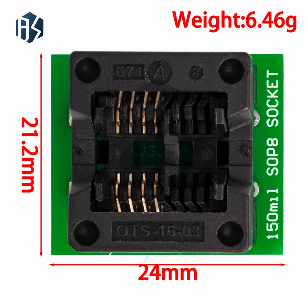 SOP8/SOP14/SOP16/SOP20/SOP28/TSSOP8/TSSOP16/TSSOP20/TSSOP28 TO DIP programmer adapter socket 150MIL 208MIL 300MIL 173MIL DIP8 28 Zpaxo