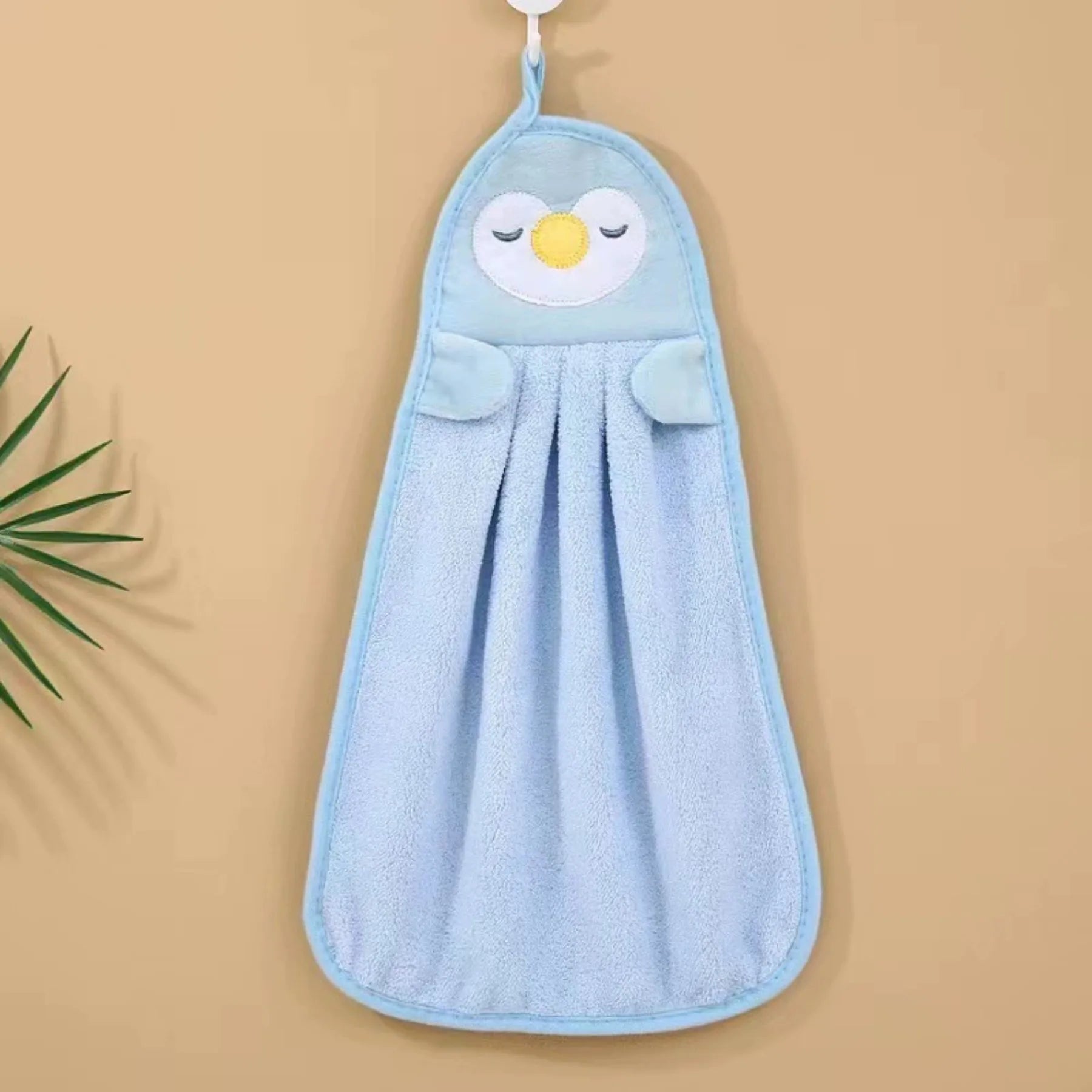 Cute Animal Hand Towens Hanging Loop Home Bathroom Kitchen Household