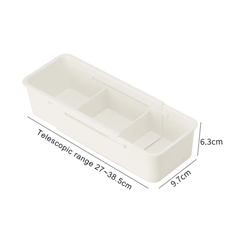 CMHome Pull-out Storage Box Drawer Telescopic Organizing Cosmetics