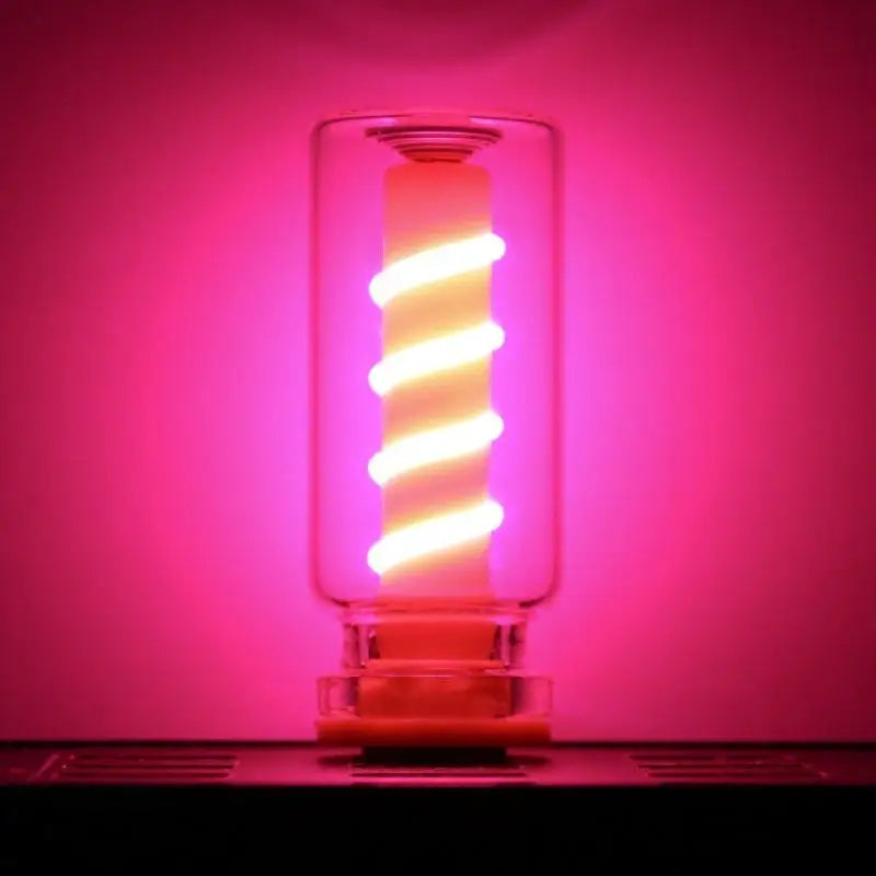 For Daily Lighting Bulb Atmosphere Lamp LED Spiral Filament Light Handmade DIY Camping Light LED Flexible Retro USB Light Bulb Zpaxo Pink