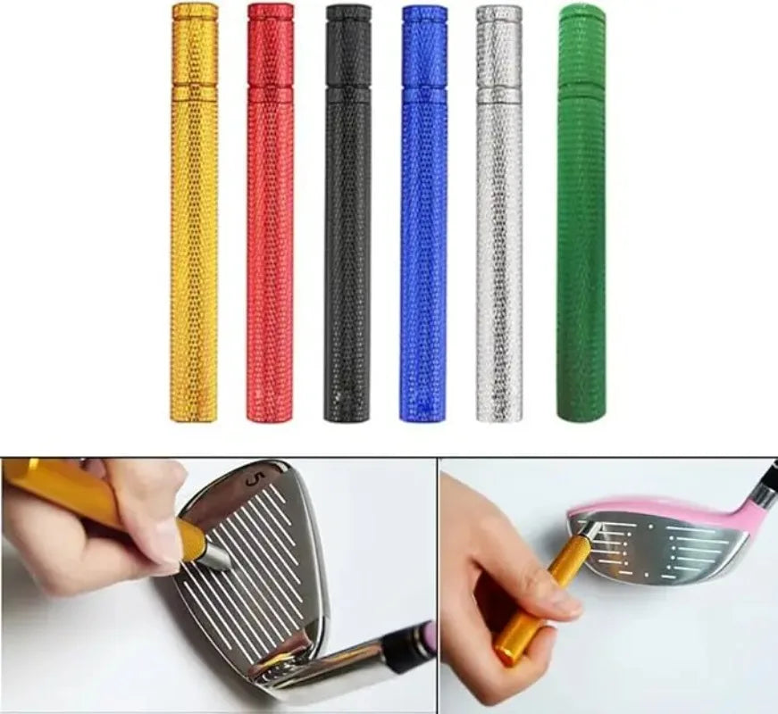 Golf Groove Sharpener – U/V/Square Wedge Regrooving Tool Golf Groove Sharpener Zpaxo