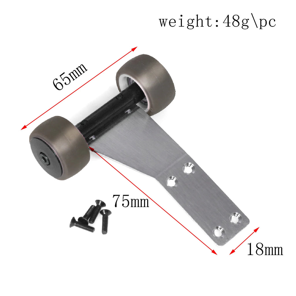 Metal Wheelie Bar Wheel Replacement Arrma Granite Grom Typhon 1 18 RC