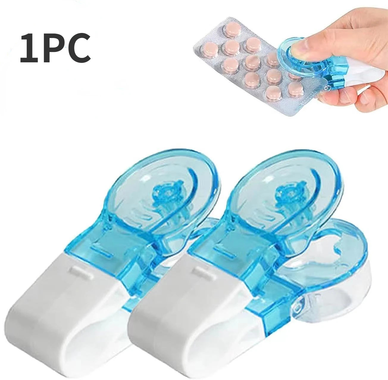 Portable Pill Taker Remover Medicine Box Household Gadgets Tablets