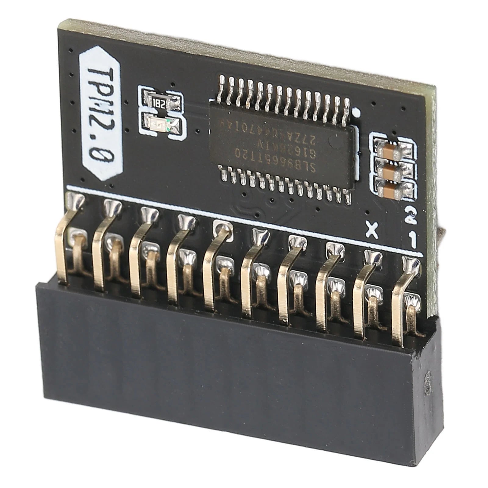 TPM 2.0 Encryption Security Module Computer Accessories 20Pin Standalone Crypto Processor TPM 2.0 Module for Win11/Gigabyte/ASUS Zpaxo Default Title