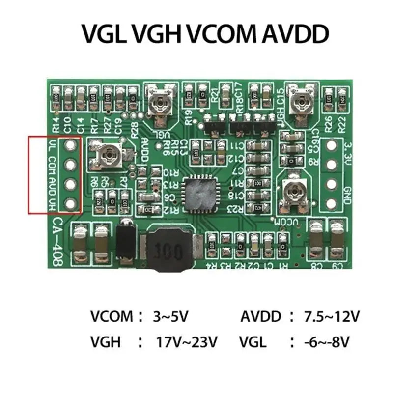 652F Step Up TCON Board LCD Screen 3 5V 4-Channel Output CA-408 CA-508 Zpaxo